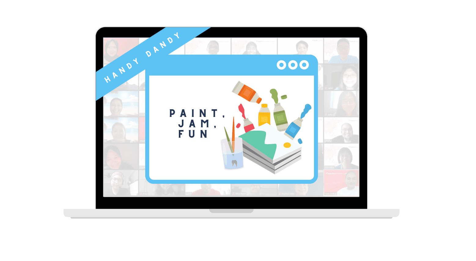 Online Bonding Workshops Art Jamming