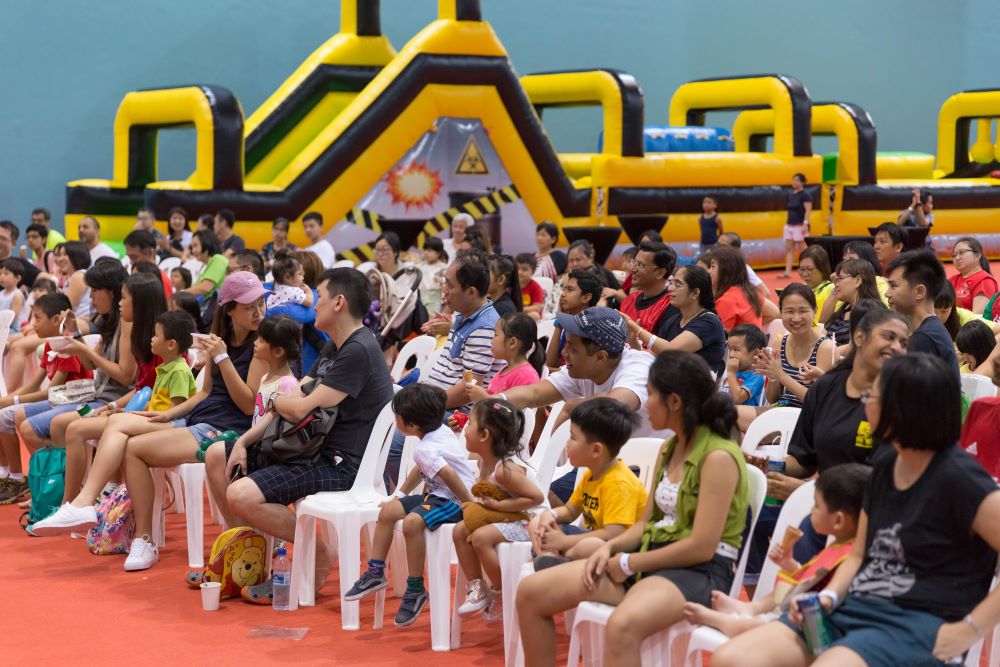 Family Day Host Participants Stage